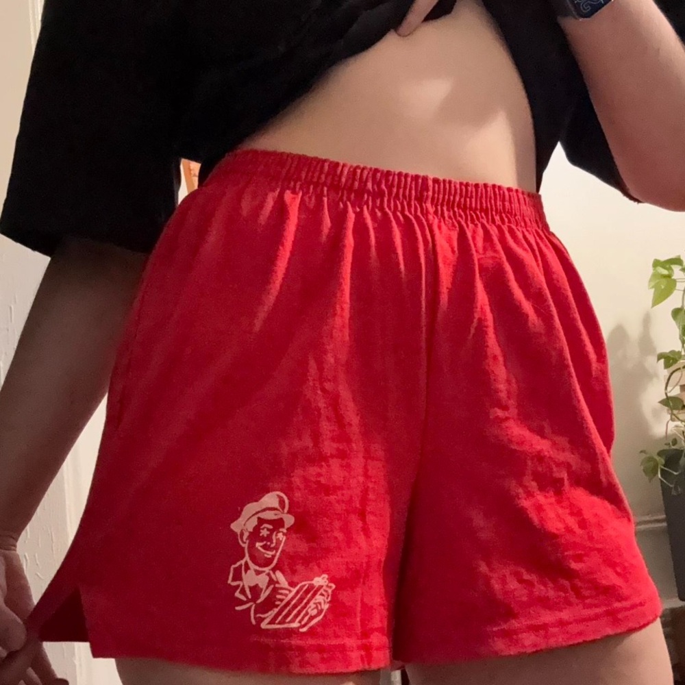 Soffe | Vintage Red Rolltop Shorts